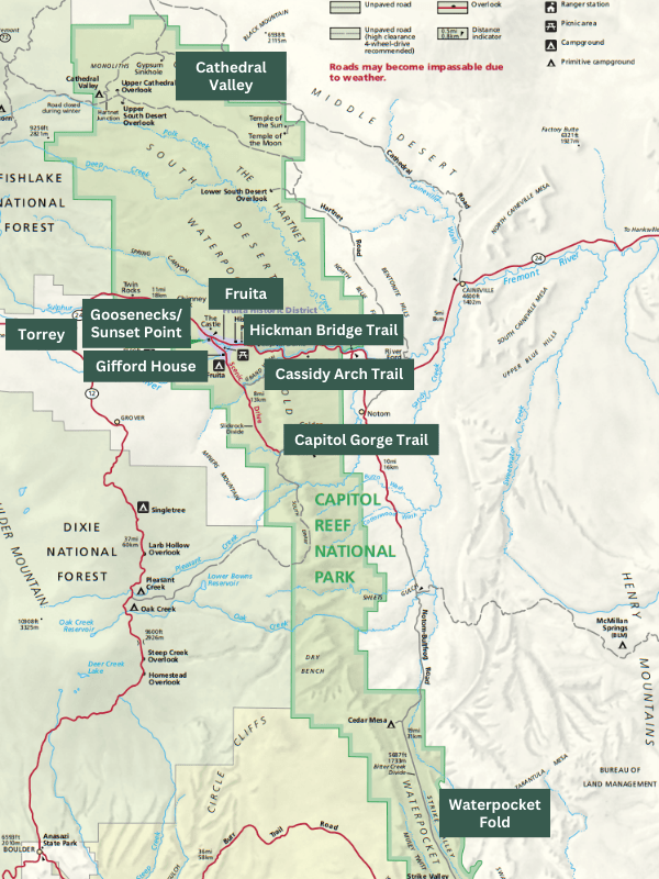 The Ultimate 1-4 Day Capitol Reef National Park Itinerary - Engineer to ...