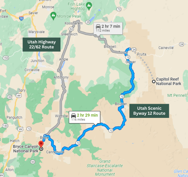 Utah Scenic Byway 12 Road Trip Itinerary: Capitol Reef to Bryce Canyon ...