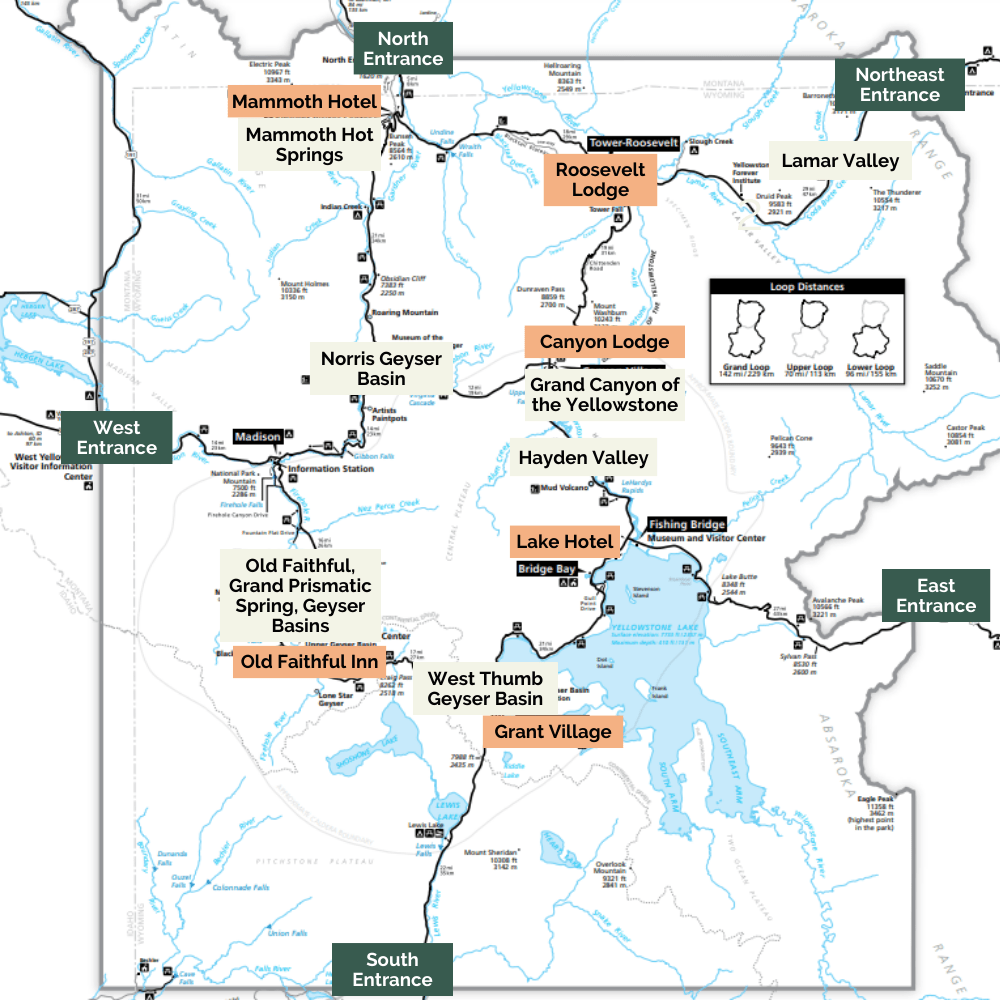 The Complete Guide to All 5 Yellowstone Entrances - Engineer to Explore