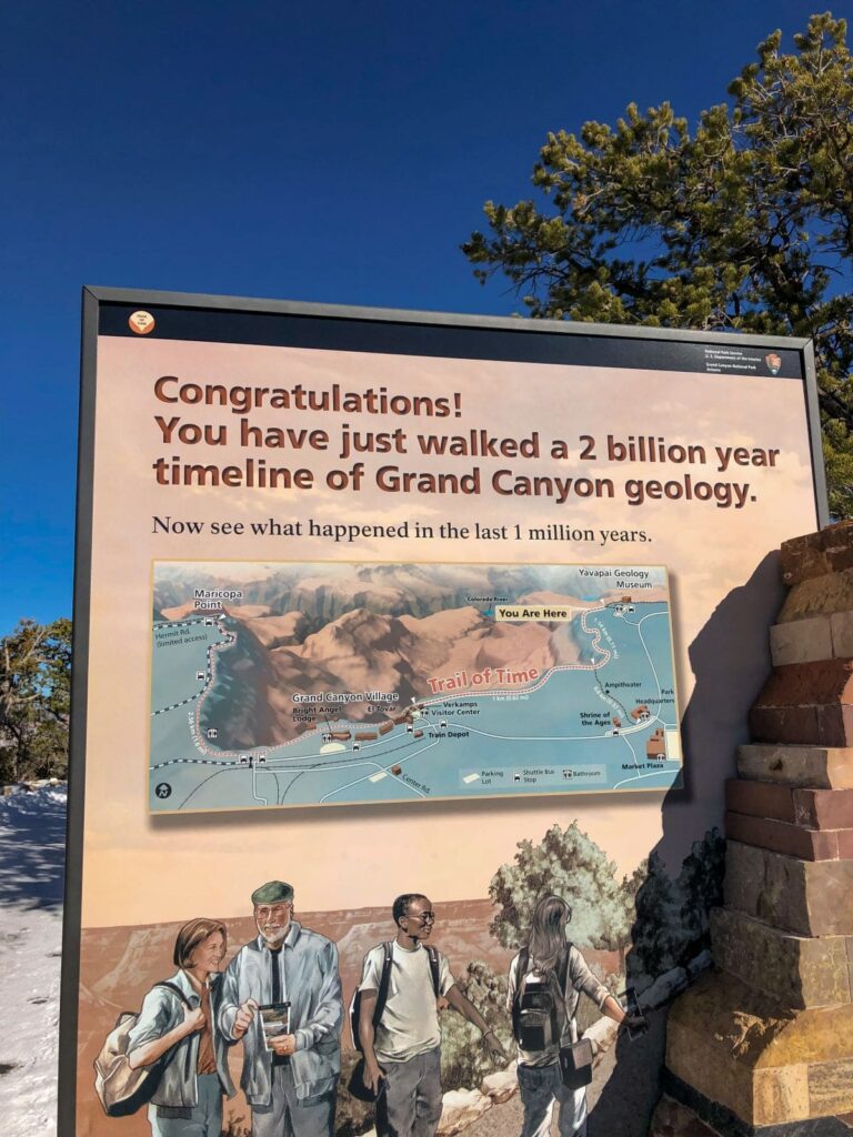 grand canyon trail of time