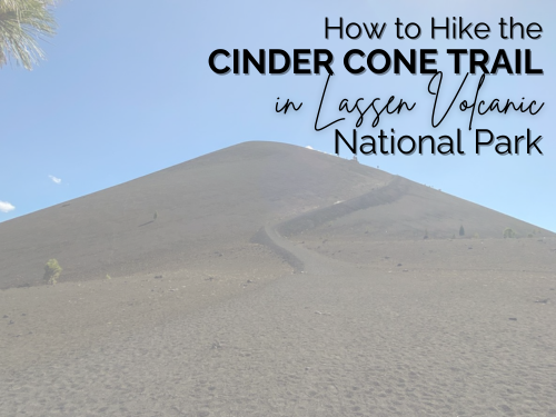 cinder cone trail hike lassen volcanic