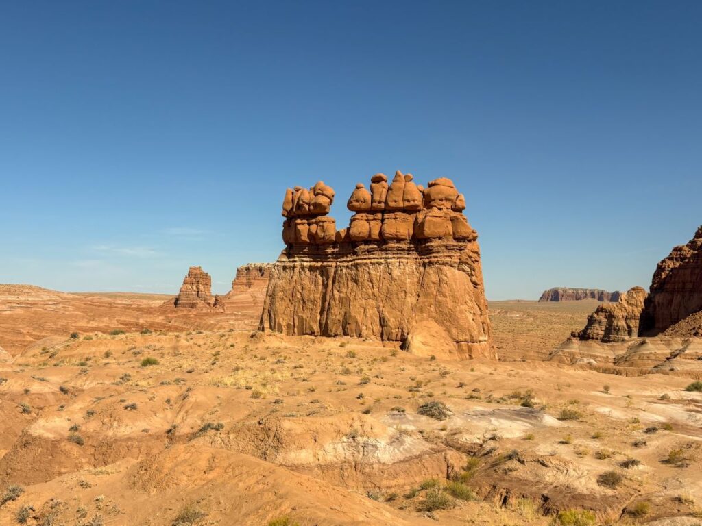 rock formation on caramel canyon trail