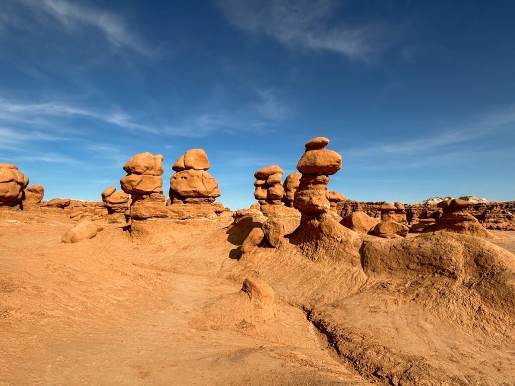 hoodoos in goblin valley state park