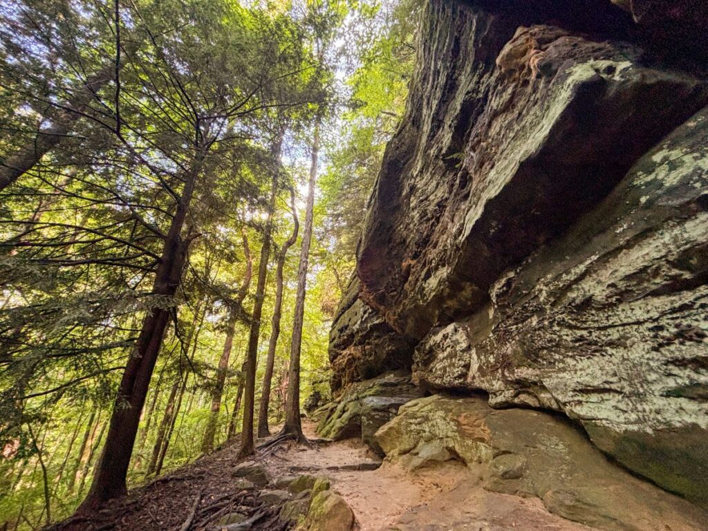 ledges loop trail cuyahoga valley