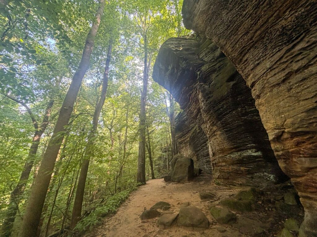 ledges trail cuyahoga valley