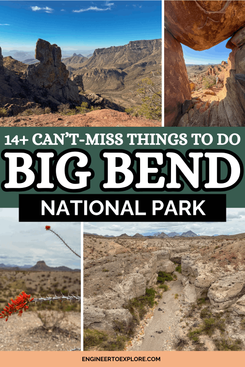 things to do in big bend national park